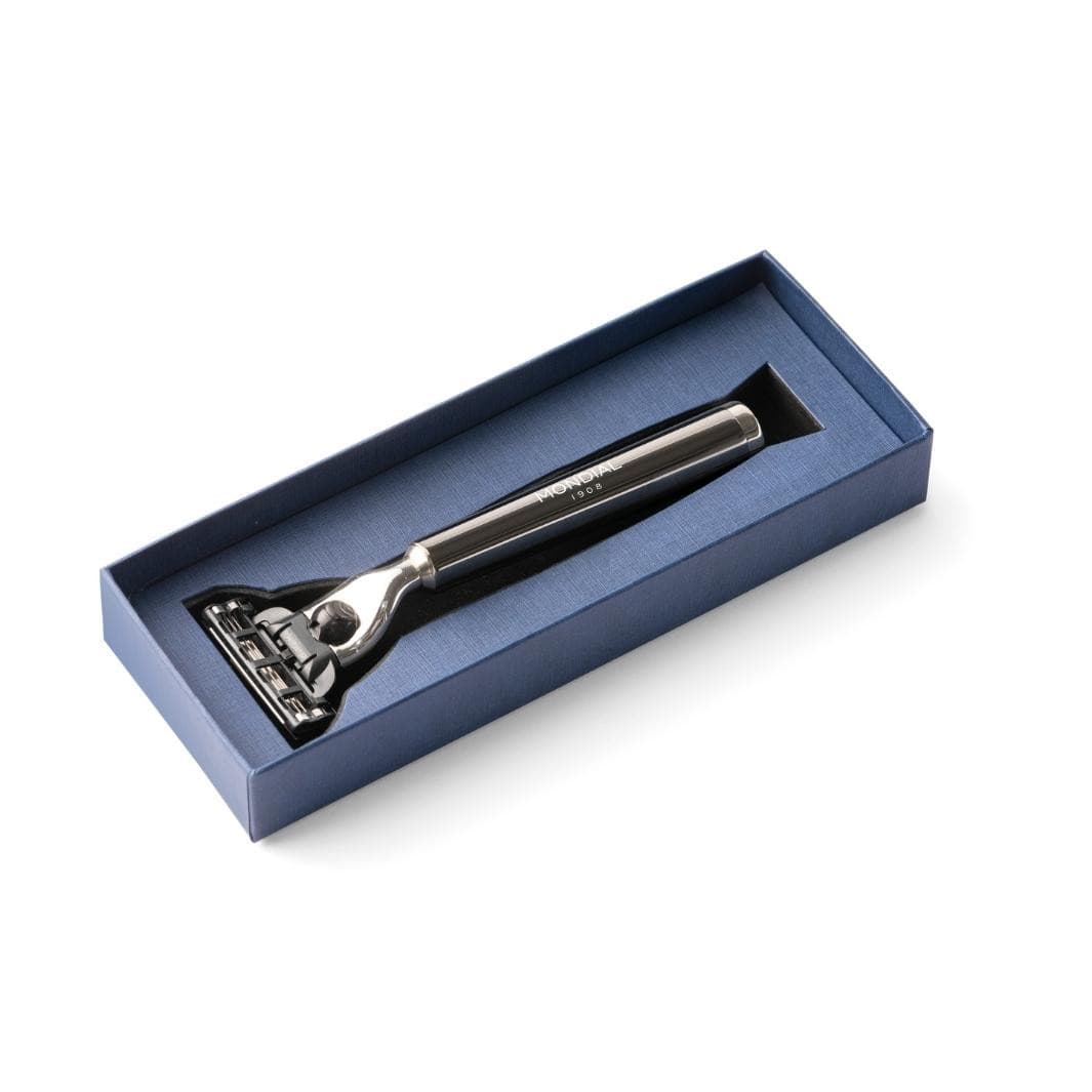 Vespucci Cartridge Razor Handle in Ruthenium Metal - Image 4